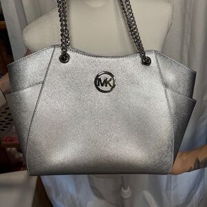 Michael Kors leather tote bag